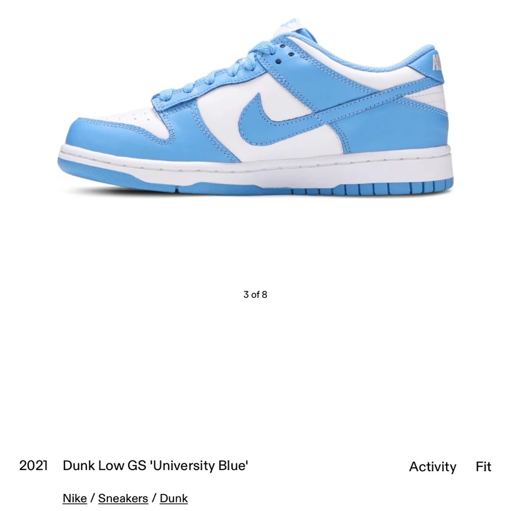 Dunk Low GS 'University Blue'